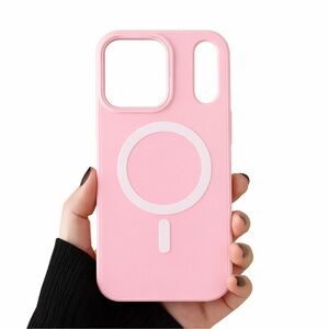 Apple iPhone Magnetic Wireless Charging Phone Case Anti Drop Pink